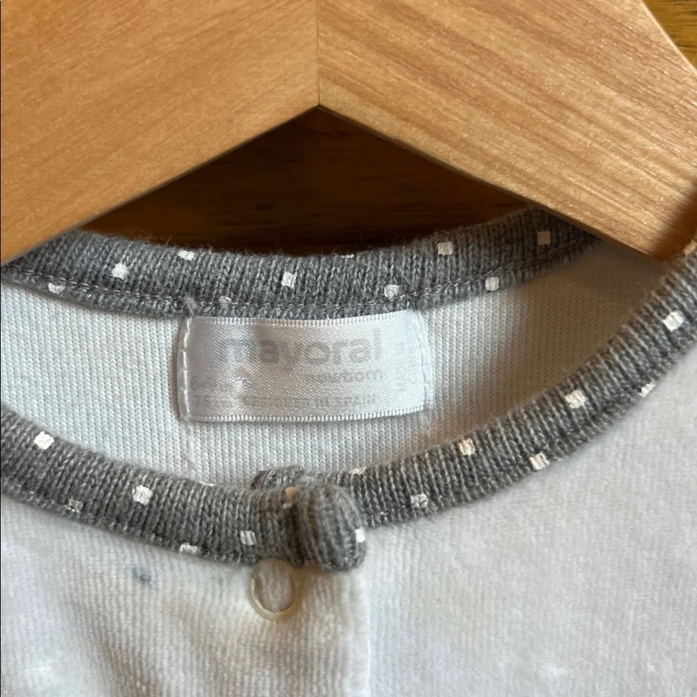 Mayoral Baby Velour Onesie